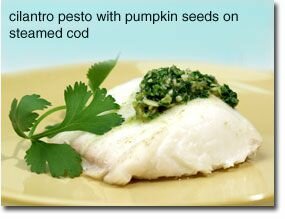 Cilantro Pesto with Pumpkin Seeds