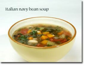 Italian Navy Bean Soup with Rosemary