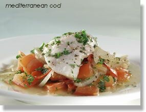 WHFoods Menu: Mediterranean Cod with Heirloom Tomatoes