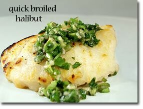 Quick Broiled Halibut