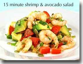 15 Minute Shrimp and Avocado Salad